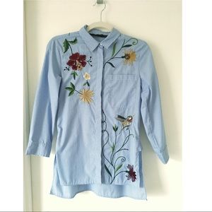 Zara blouse floral
